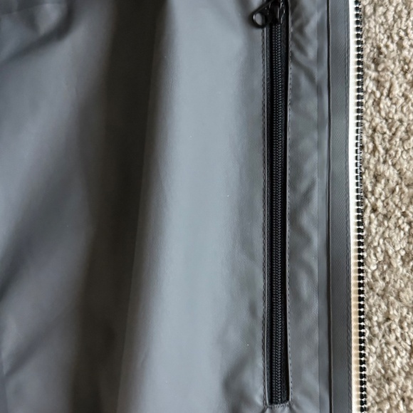 Footjoy DJ Hydrolite Grey/White/Black Full Zip Rain Wind Golf Jacket Mens Medium - Picture 8 of 9